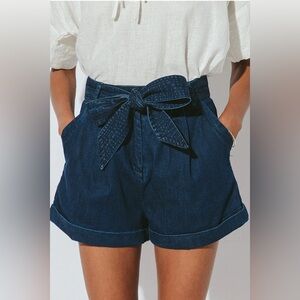 NWT!! Cleobella Stevie Denim Shorts Organic Cotton Size Medium